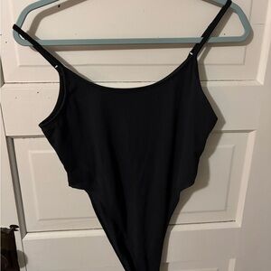 SHEIN Black Shapewear Bodysuit